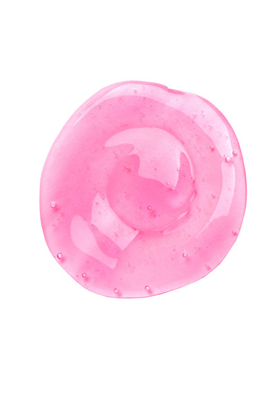roze scrub monster geïsoleerd op wit - Foto, afbeelding