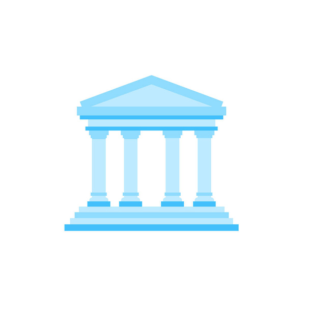 正義の柱建築図平面デザイン - ベクター画像
