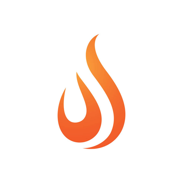Fire Flame logo designs Plantilla de logotipo de fuego Icono de símbolo de logotipo - Vector, Imagen