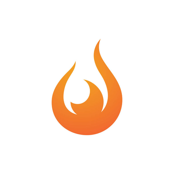 Fire Flame logo design Fire logo šablona logo symbol ikona - Vektor, obrázek