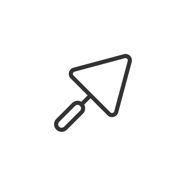 Ikona lopatky izolovaná na bílém pozadí. Stavební symbol moderní, jednoduchý, vektor, ikona pro design webových stránek, mobilní aplikace, ui. Vektorová ilustrace - Vektor, obrázek