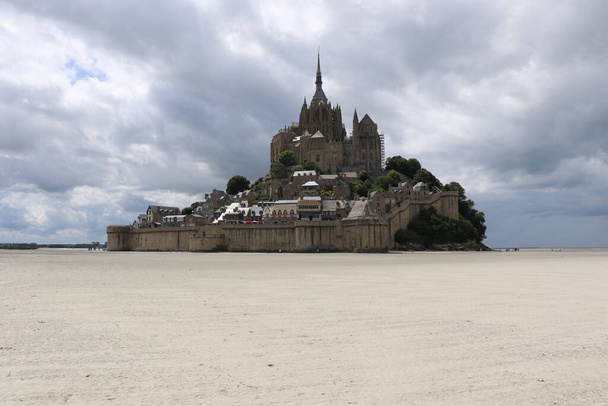 Mont-Saint-Michel, Francja - Zdjęcie, obraz
