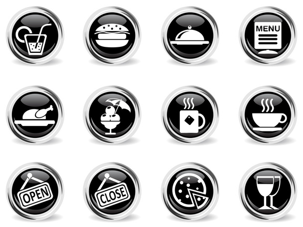 Cafe Icons - Vector, Imagen