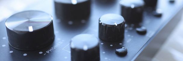 Πόμολο για επαγγελματική συσκευή ελέγχου μαύρο χρώμα - Φωτογραφία, εικόνα