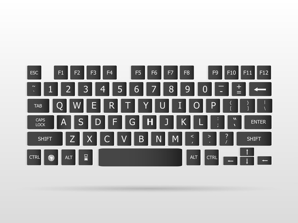 Keyboard Floating - Vector, Image