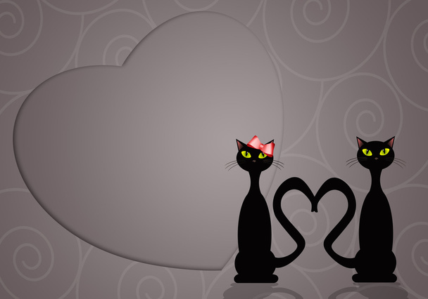 Two cats in love - Foto, Imagen