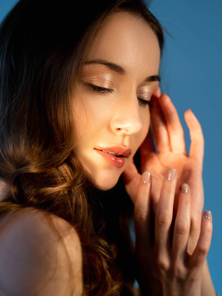 clean skin model spa therapy woman perfect face - Фото, зображення