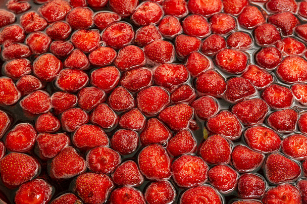 abstract background with strawberries in water. High quality photo - Photo, Image