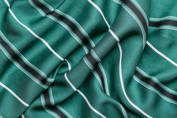 Textura barevné tkaniny se záhyby - Fotografie, Obrázek
