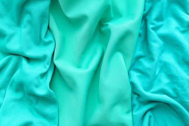 Texture of color fabrics as background - Photo, Image