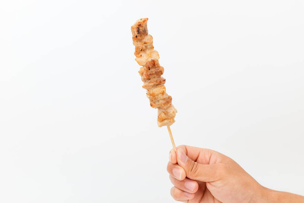 Dish made with chicken legs. Grilled skewers. Seasoned chicken dish - Foto, immagini