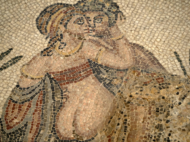 Antikes römisches Mosaik von Villa del Casale, Sizilien, Italien - Foto, Bild