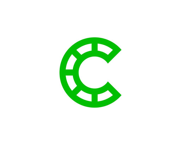 Πρότυπο φορέα σχεδιασμού λογότυπου C CC Letter - Διάνυσμα, εικόνα