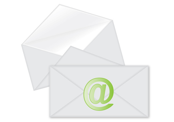 Почтовый конверт (конверт электронной почты)
) - Вектор,изображение