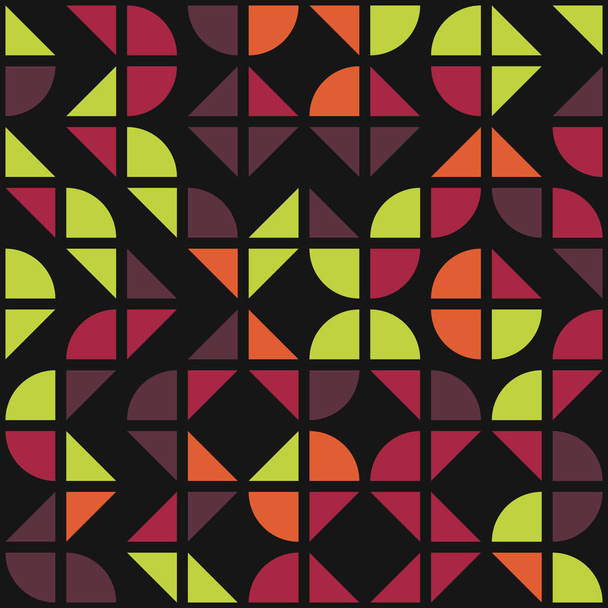 Absztrakt geometriai minta generatív számítógépes művészeti illusztráció - Vektor, kép