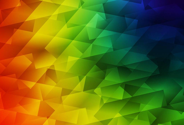 四角形の暗い多色ベクトル背景。カラフルな長方形と現代の抽象的なイラスト。パターンはウェブサイトで使用できます。. - ベクター画像