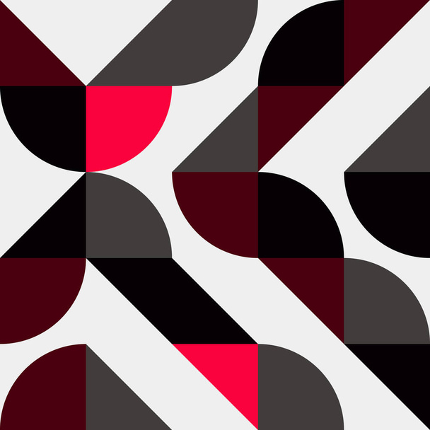 Абстрактная цветовая геометрическая мозаика, генеративная иллюстрация вычислительного искусства, имитация цветных частей плитки - Вектор,изображение