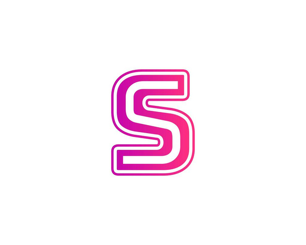 S Brief Logo Design Vektorvorlage - Vektor, Bild
