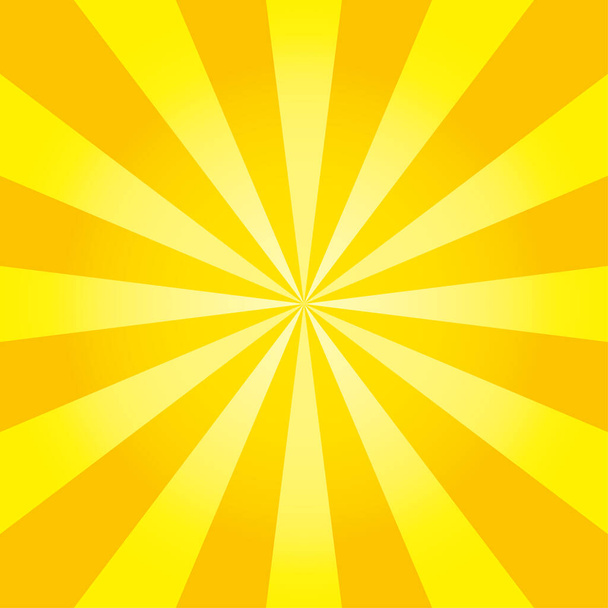 vector illustration of yellow and orange flash with gradation,square format - Vector, Image