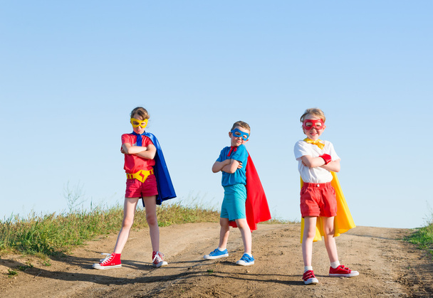 niños superhéroe
 - Foto, Imagen