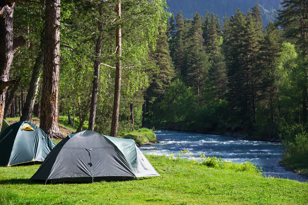 camping outdoors - Photo, Image