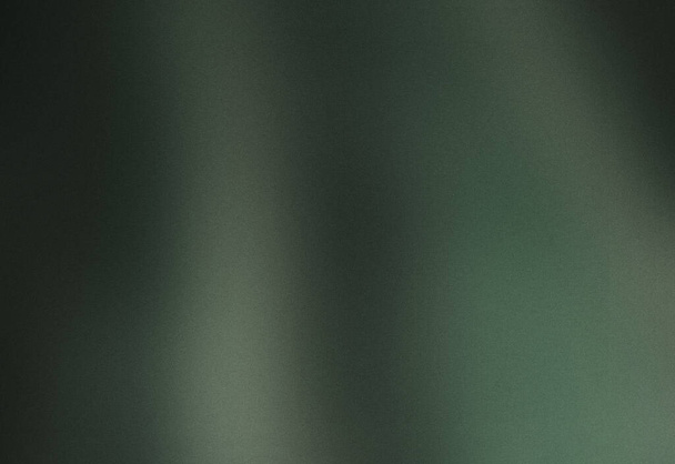 Grainy Blurred Gradient Background, Matte Glass Effect, Green Natural - Фото, зображення