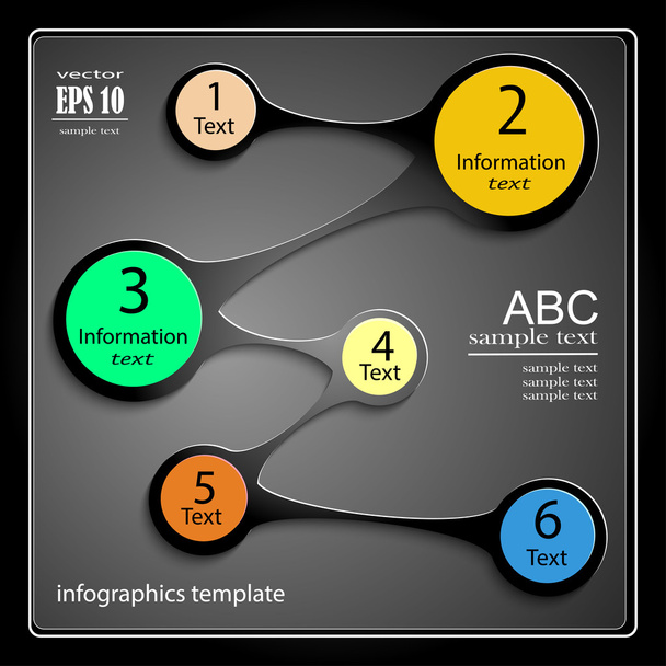 Modelo de infográficos
 - Vetor, Imagem