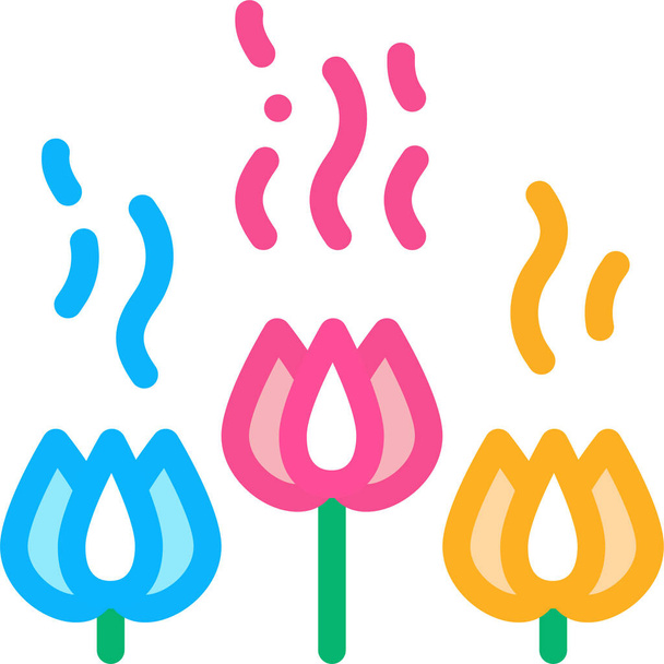aromatic breathing clean icon - Vector, Image
