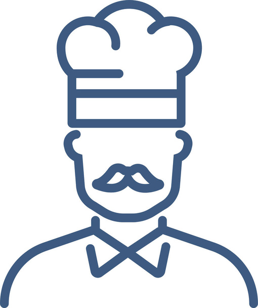 іконка кухаря посуду
 - Вектор, зображення