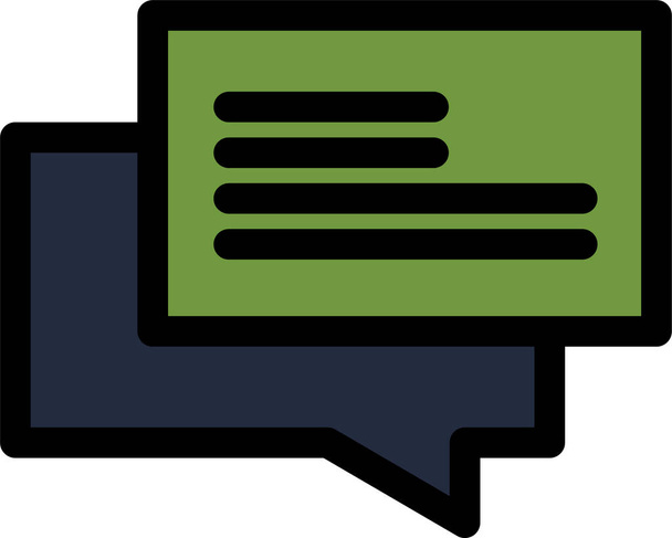 códigos de barras de chat icono de comercio electrónico - Vector, Imagen