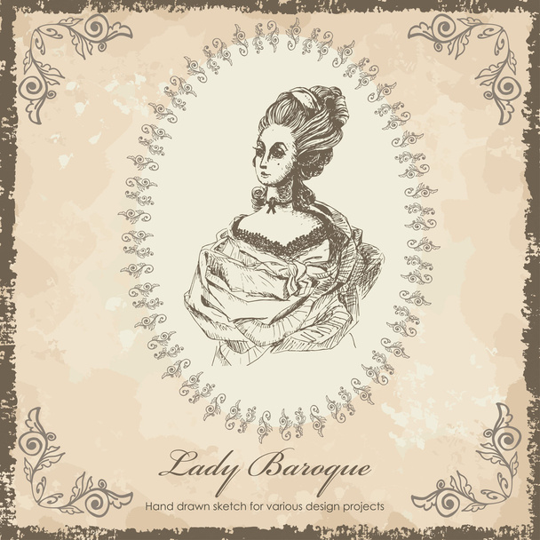 Lady barokki
 - Vektori, kuva