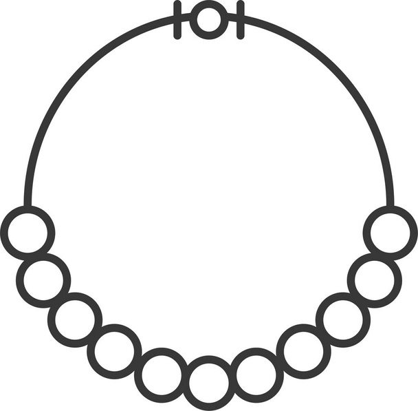 fashion gemstone jewelry icon in outline style - Vektori, kuva