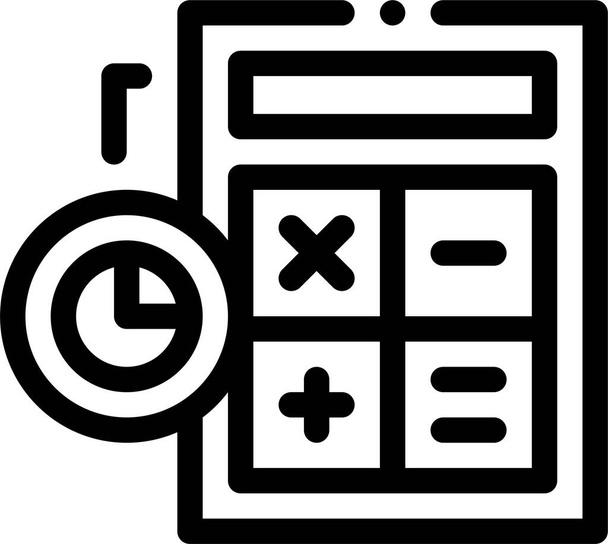 ikona koncepce kalkulačky v kategorii businessmanagement - Vektor, obrázek