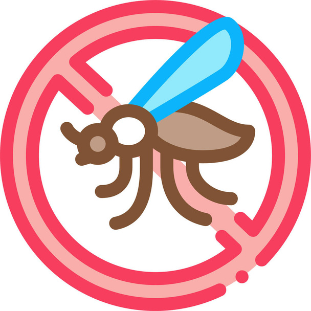 bug element insect icon in filledoutline style - Vector, Image