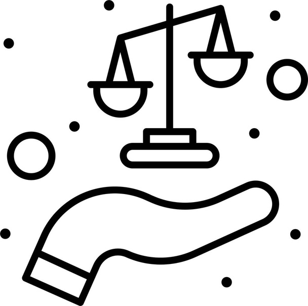 ikona sprawiedliwości strony sądu - Wektor, obraz