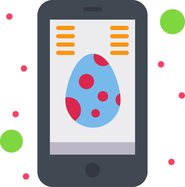 cell easter egg icon in easter category - Vector, Image