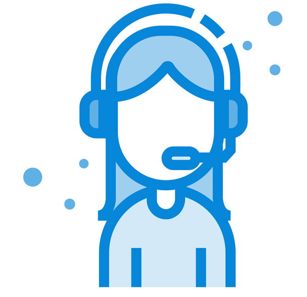 avatar compradores icono del cliente en estilo filledoutline - Vector, Imagen