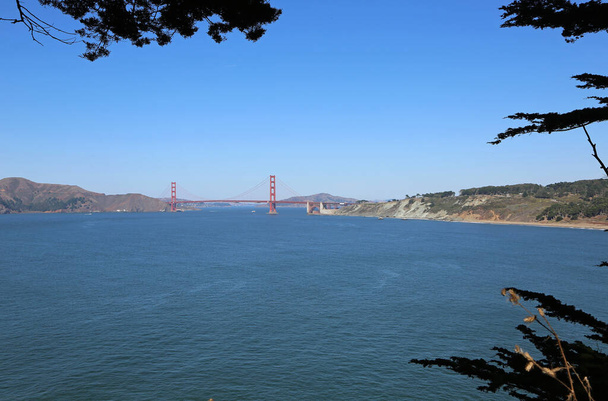 Golden Gate panorama - Σαν Φρανσίσκο, Καλιφόρνια - Φωτογραφία, εικόνα