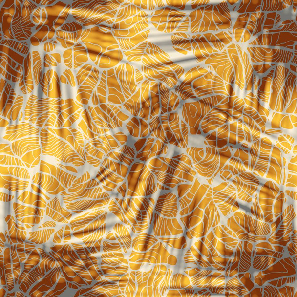 Seamless abstract print of botanical leaf shadows - Photo, Image