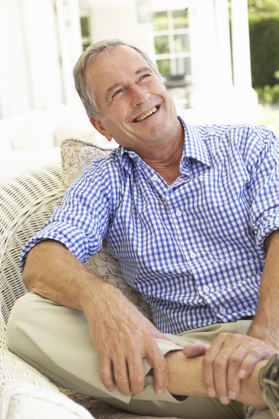 Portrait Of Senior Man Relaxing - Fotó, kép