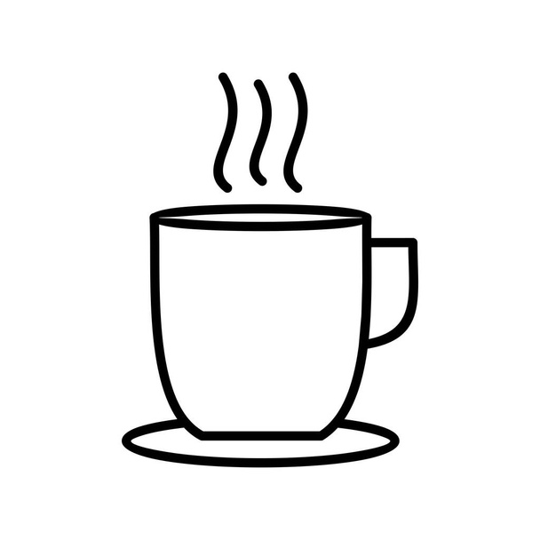 Tea Outline Vector Icon Desig - Vector, Image