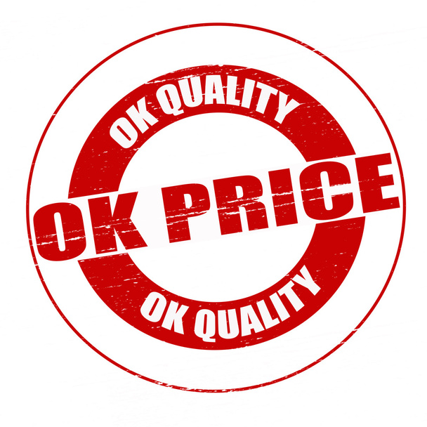 Ok quality ok price - Vector, Image