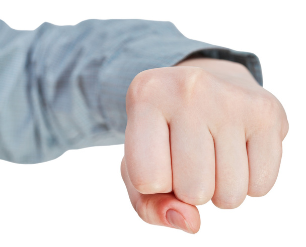 вид спереди fist - жест рукой
 - Фото, изображение
