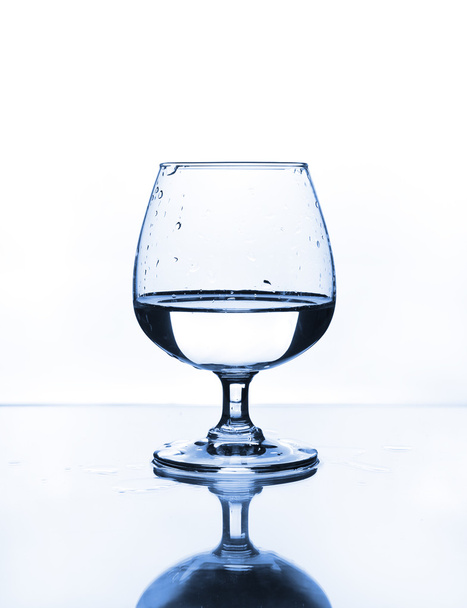 wine glass with water - 写真・画像