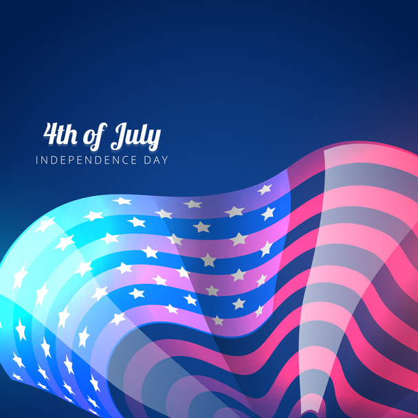 4th of july background - Vector, imagen