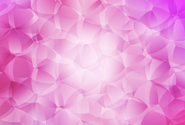 Light Pink vector template with chaotic shapes. Decorative design in abstract style with random forms. Best smart design for your business. - Vector, Image