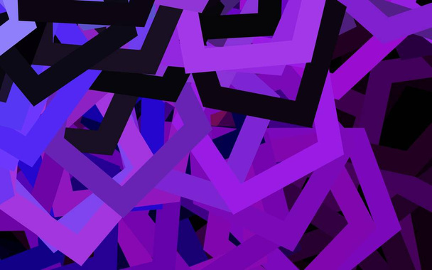 Dark Purple, Layout vetorial rosa com formas hexagonais. Ilustração de hexágonos coloridos na superfície do borrão. Padrão para o seu anúncio, livretos. - Vetor, Imagem
