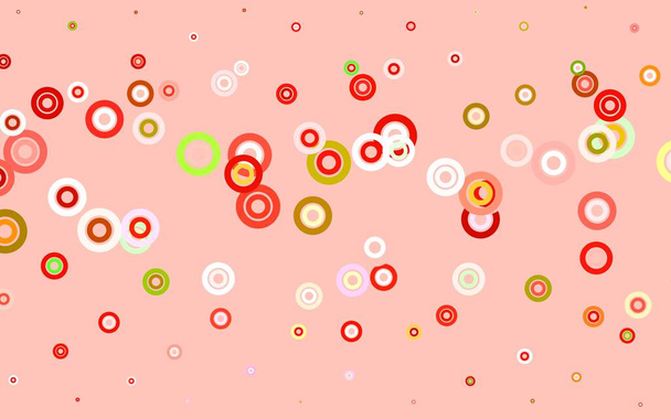 Light Multicolor vector background with spots. Modern abstract illustration with colorful water drops. New template for your brand book. - Vector, Image