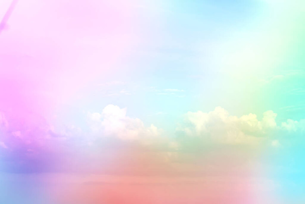 Background gradient sky in evening clouds - Photo, Image