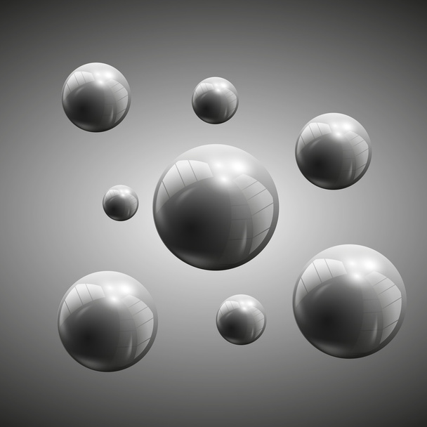 Spheres vector illustration - Vetor, Imagem